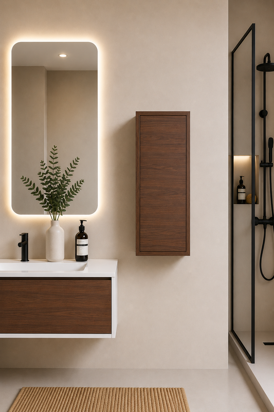 Badezimmerschrank FLORENCIA mit einer Tür 70 cm