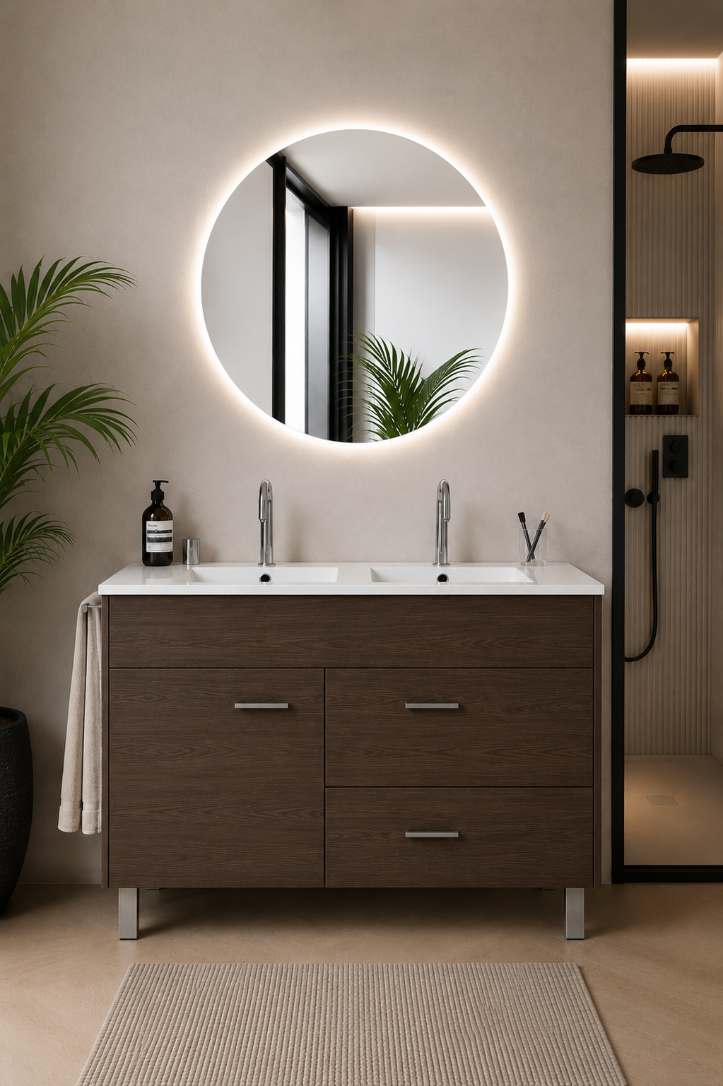 Badezimmermöbel SAMOS mit Waschbecken