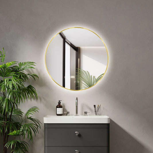 LED-Spiegel Ares Gold
