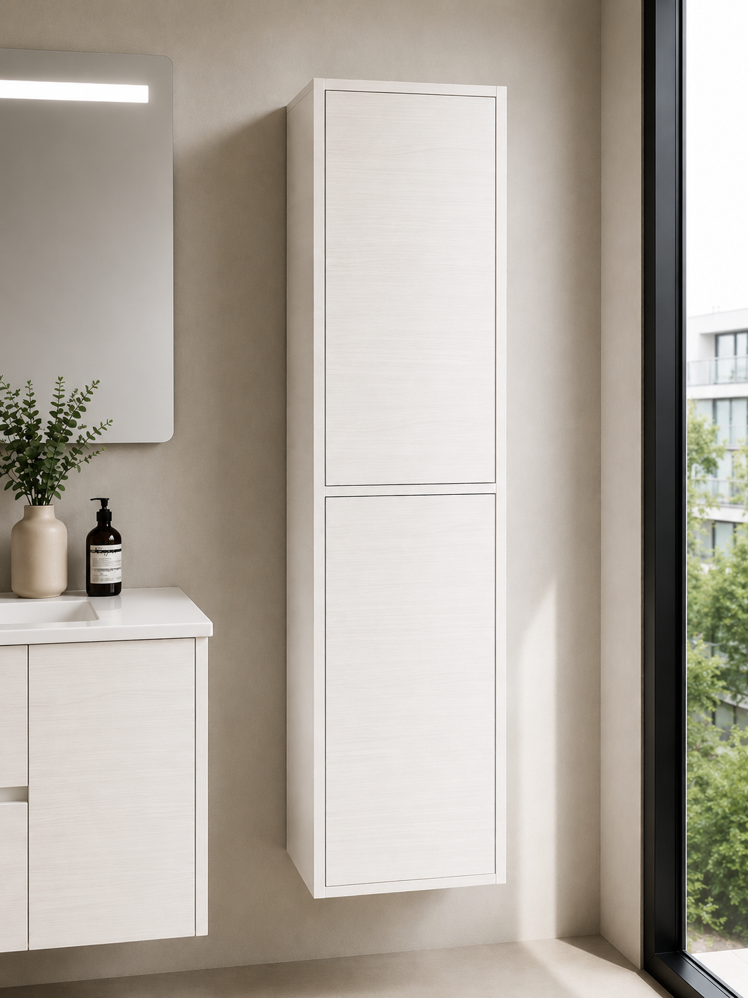 Badezimmerschrank FLORENCIA mit zwei Türen 140 cm