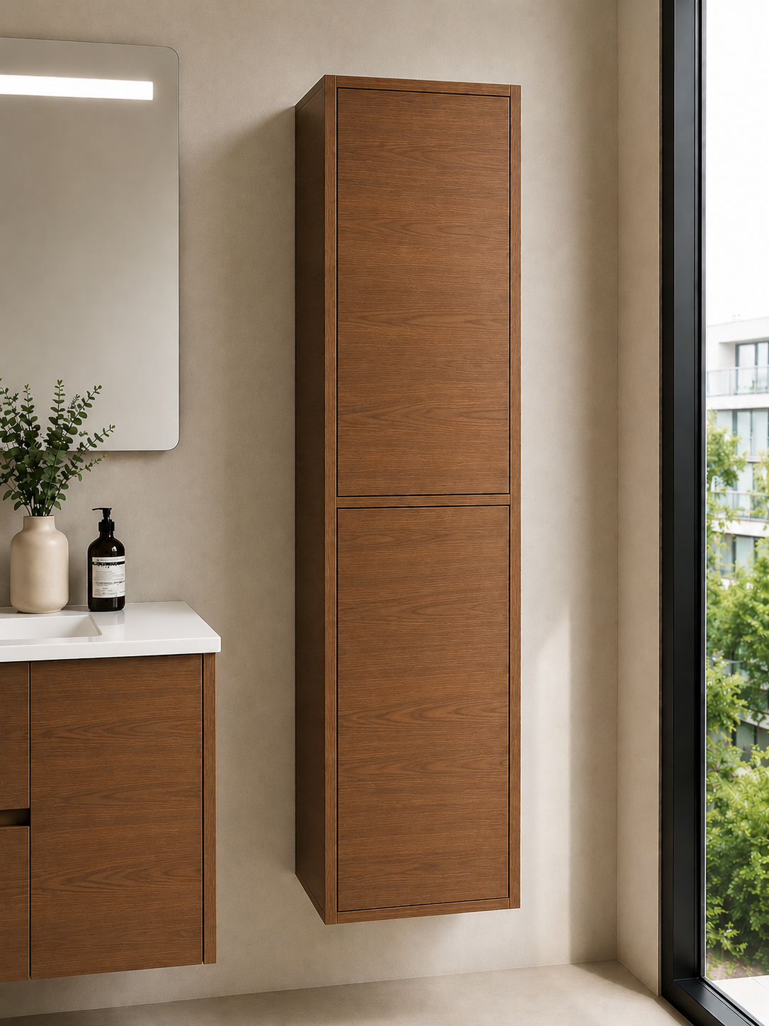 Badezimmerschrank FLORENCIA mit zwei Türen 140 cm