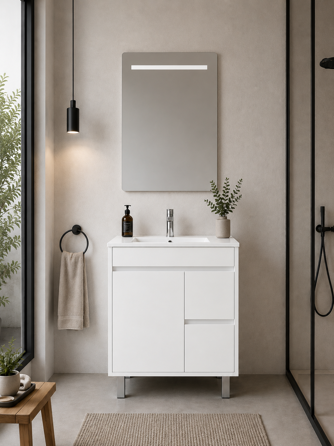 Badezimmermöbel ISQUIA mit Waschbecken