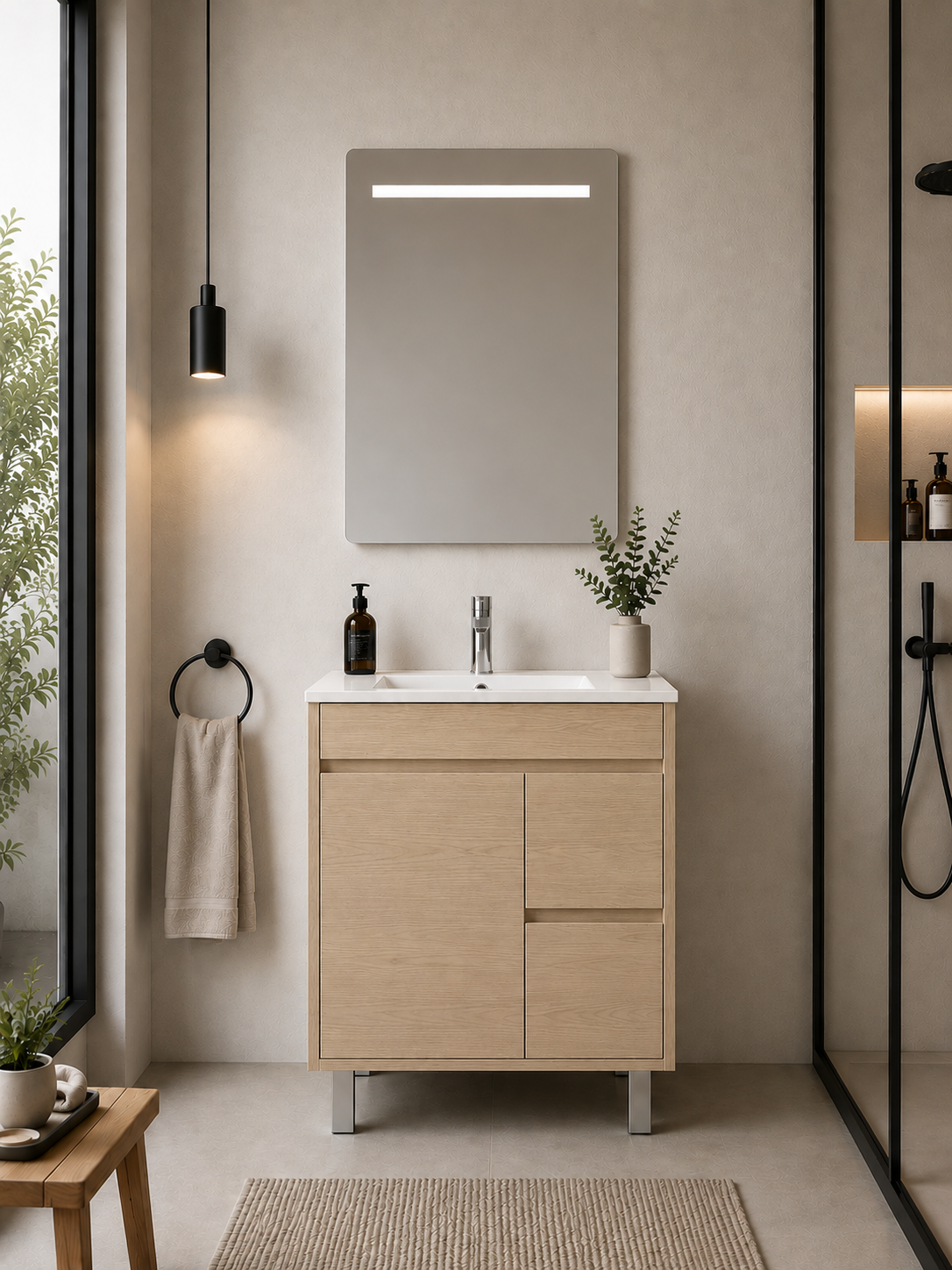 Badezimmermöbel ISQUIA mit Waschbecken