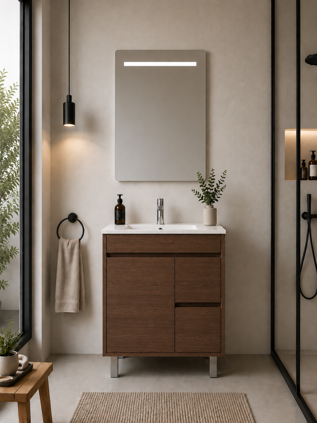Badezimmermöbel ISQUIA mit Waschbecken