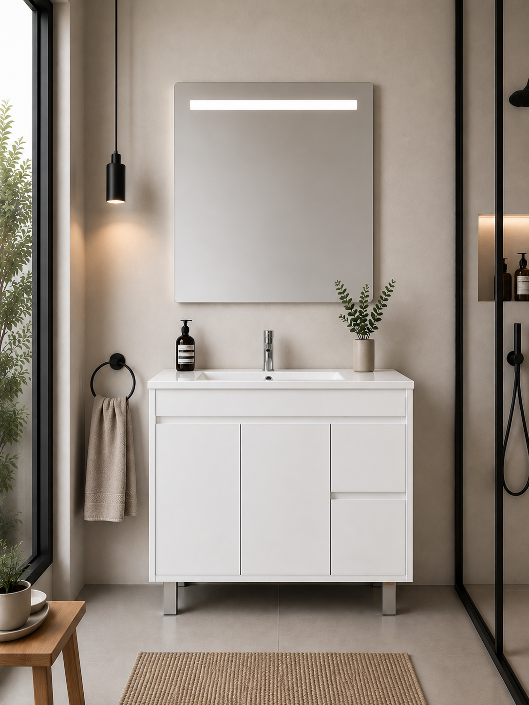 Badezimmermöbel ISQUIA mit Waschbecken