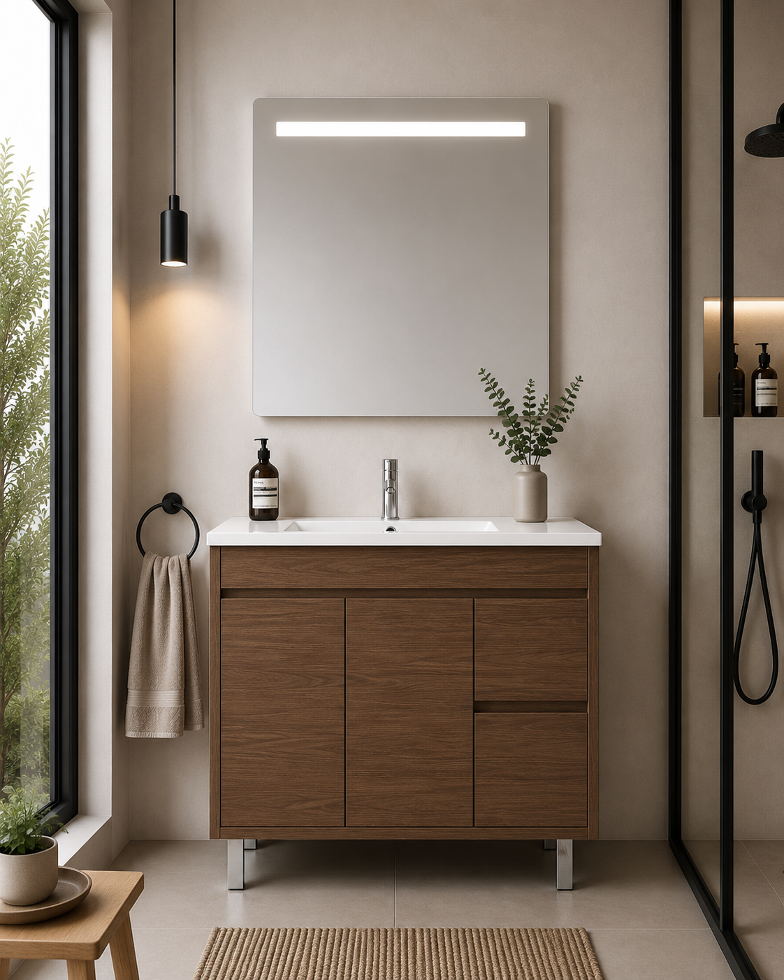 Badezimmermöbel ISQUIA mit Waschbecken