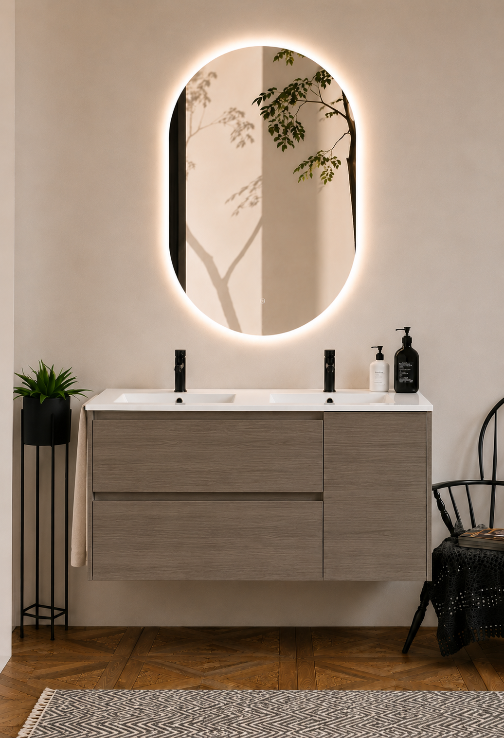 Badezimmermöbel ITACA mit Waschbecken