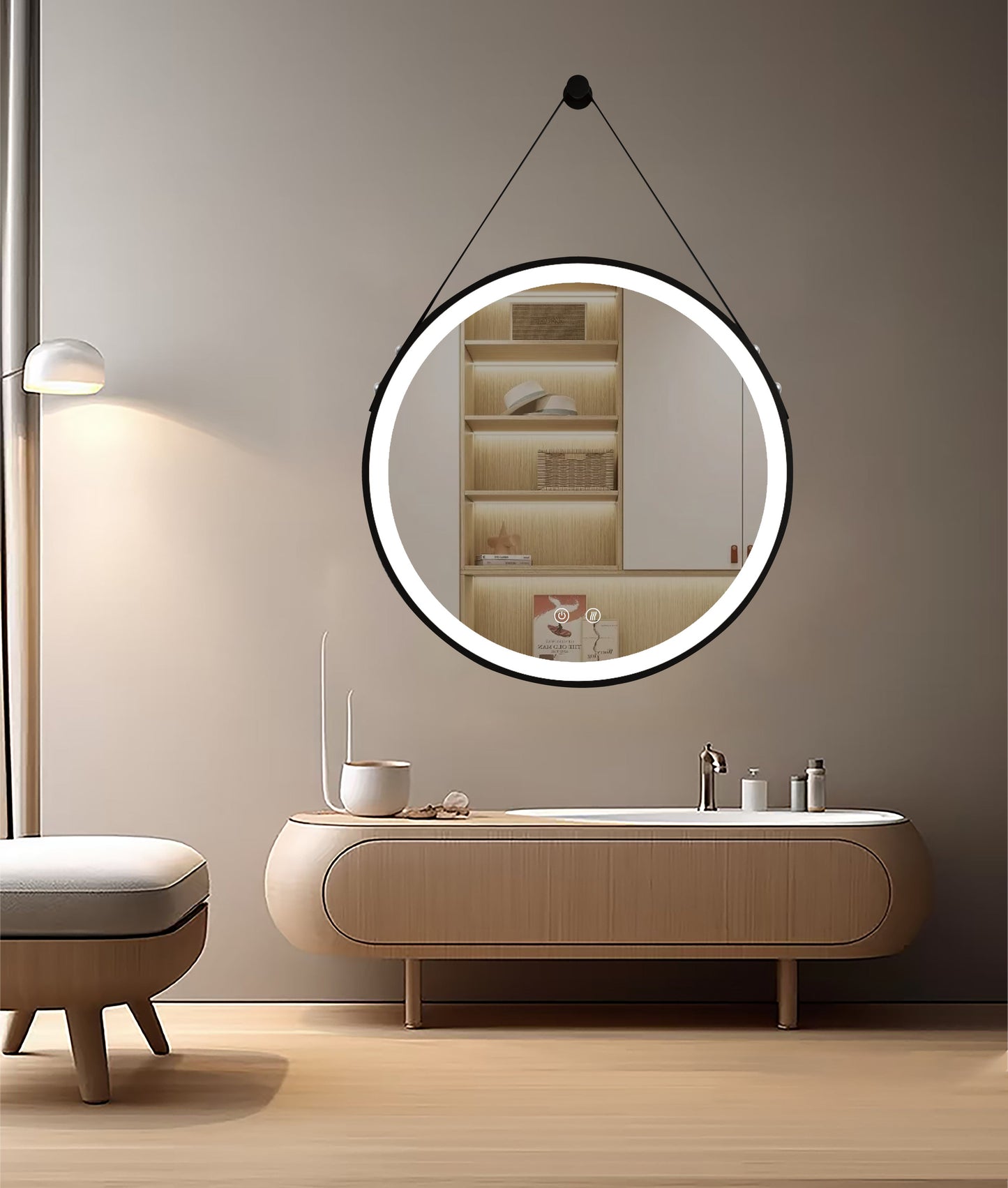LED-Spiegel Olympus Gold