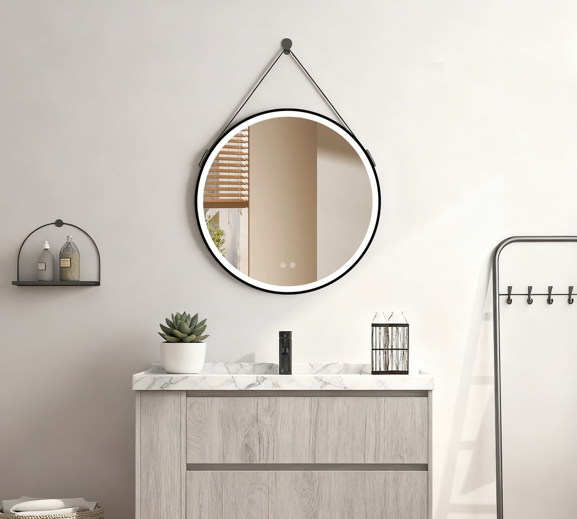 LED-Spiegel Olympus Gold