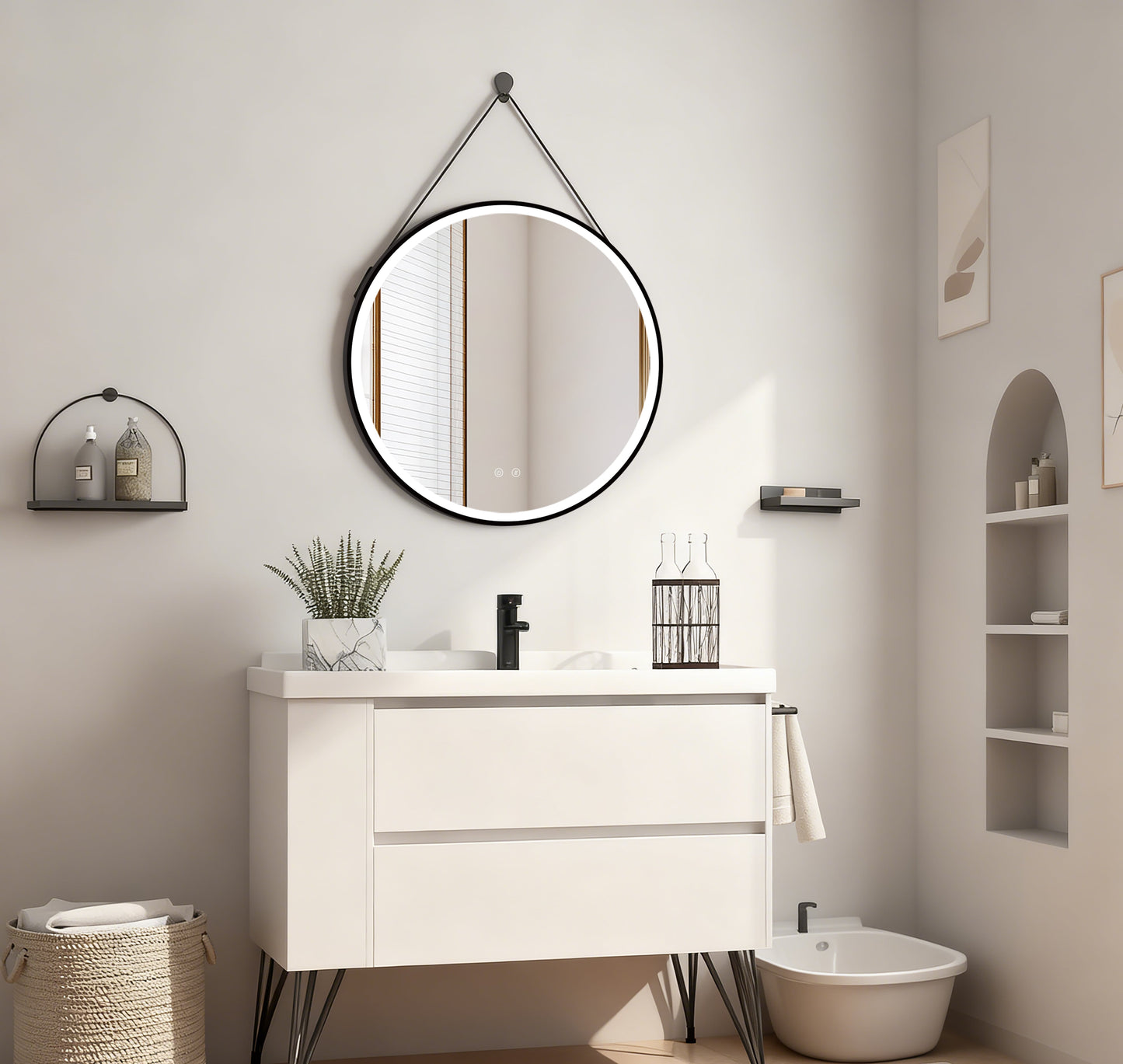 LED-Spiegel Olympus Gold