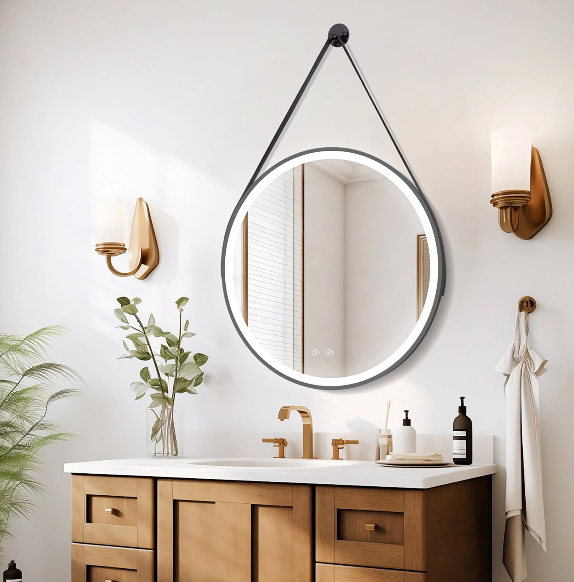 LED-Spiegel Olympus Gold