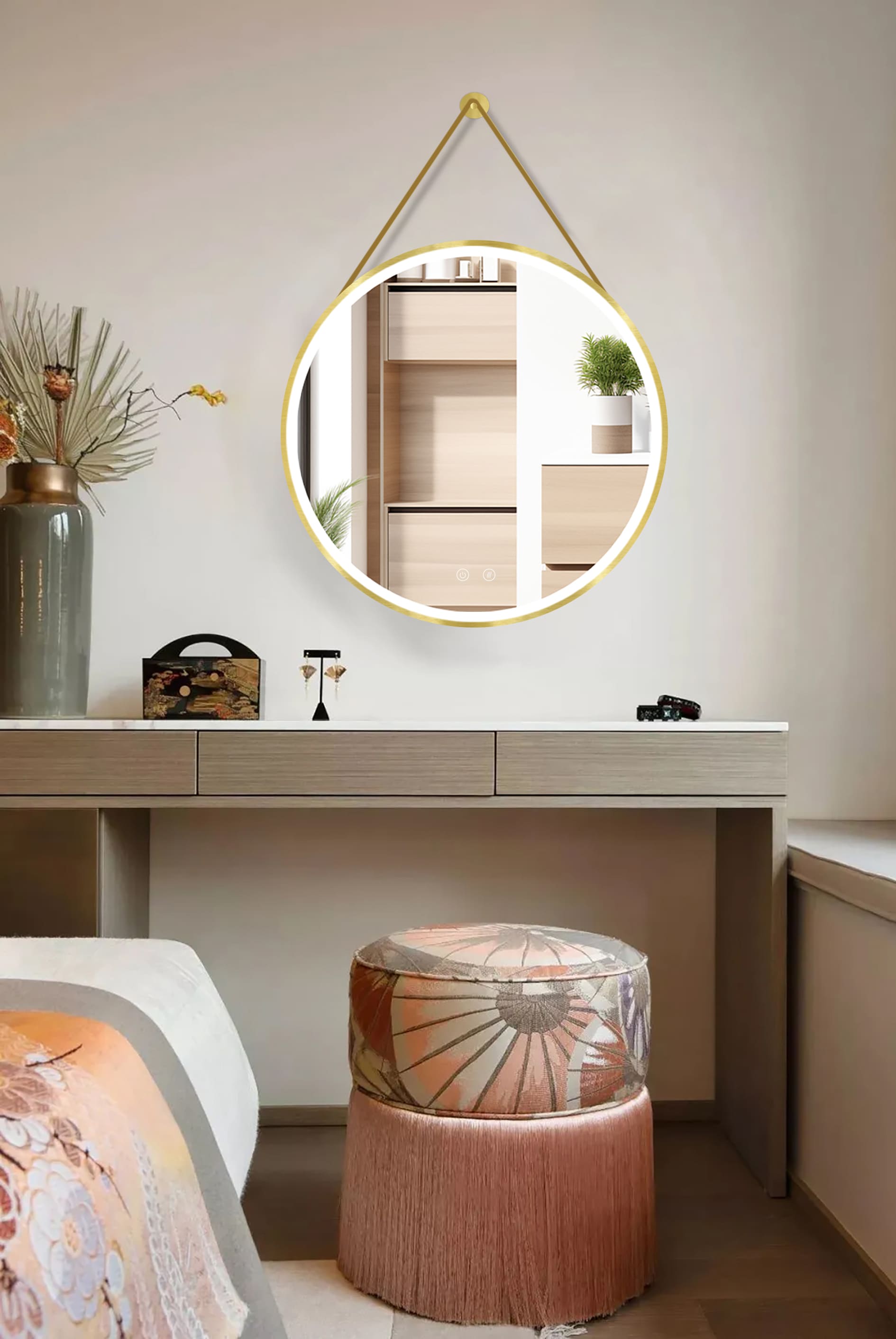 LED-Spiegel Olympus Gold