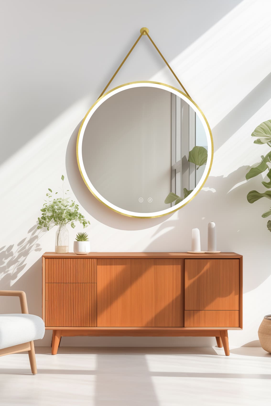 LED-Spiegel Olympus Gold