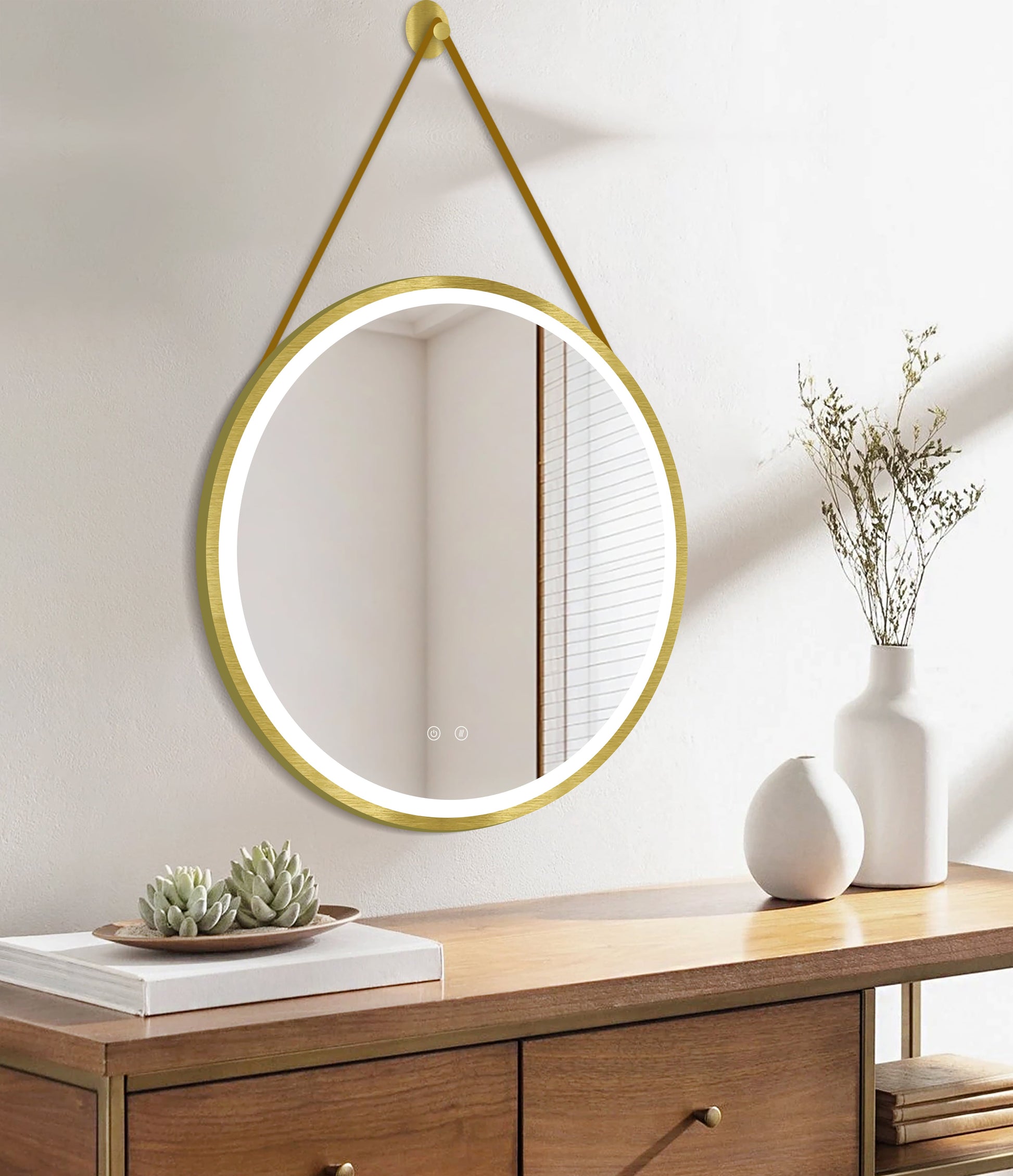 LED-Spiegel Olympus Gold