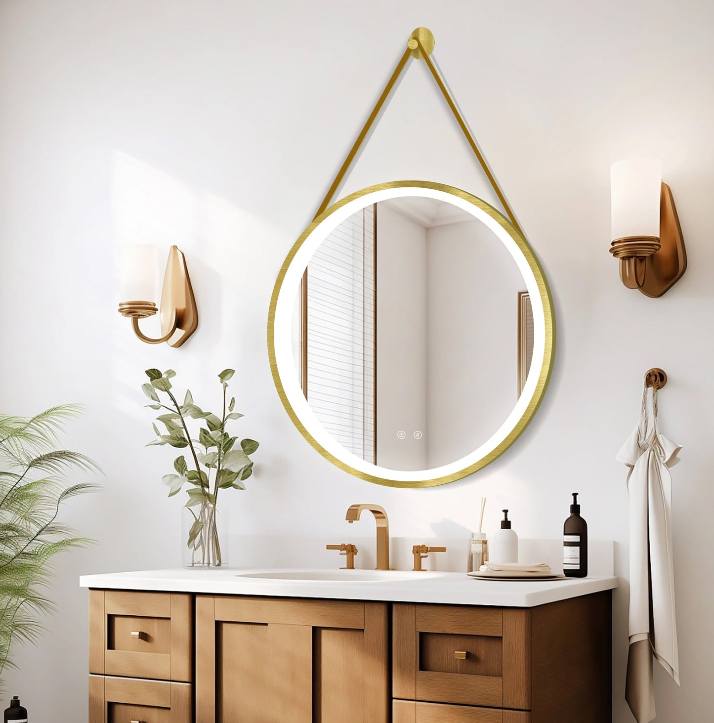 LED-Spiegel Olympus Gold