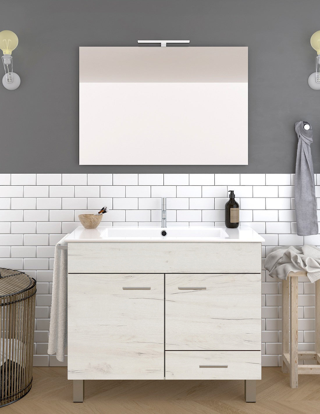 Badezimmermöbel SAMOS mit Waschbecken